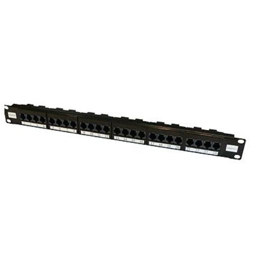 Picture of Connectix Limited Cntx Cat6 Patch Panel UTP 24 Way Black