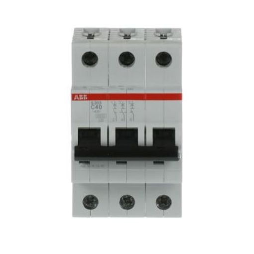 Picture of ABB System ProM Compact 40A Triple Pole C Type 6kA MCB