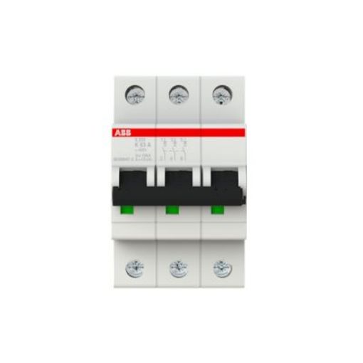 Picture of ABB System ProM Compact 63A Triple Pole K Type 6kA MCB