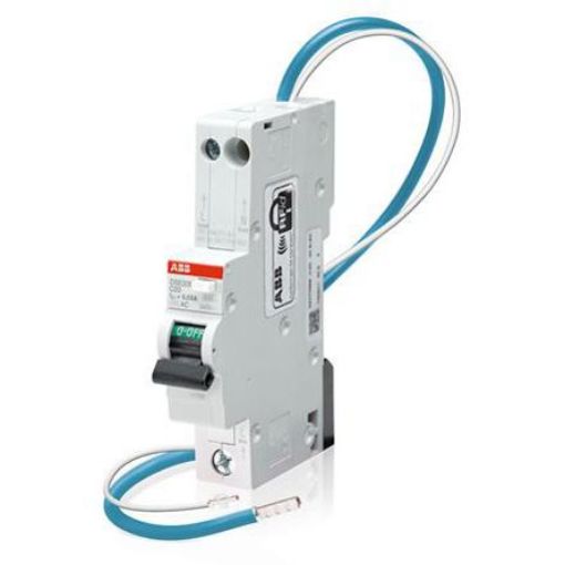 Picture of ABB RCBO 1 Pole + Neutral 10 A