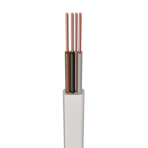 Picture of 3 Core 1.5mm Rd LSF White Flex Cable | Cut Length Priced Per Metre