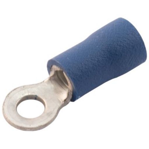 Picture of SWA 43BER Ring Terminal 1.5-2.5mm Blue Insulated