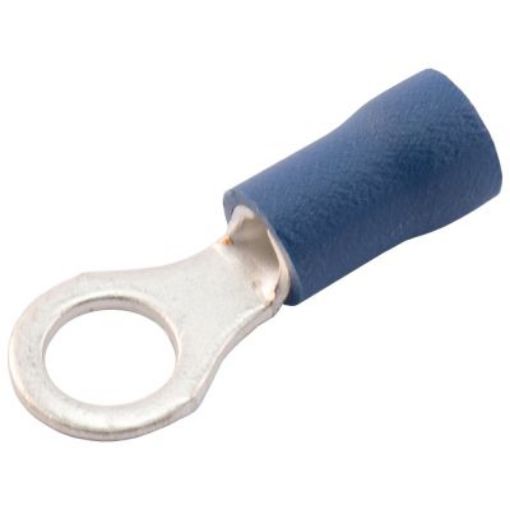 Picture of SWA 53BER Ring Terminal 1.5-2.5mm Blue Insulated