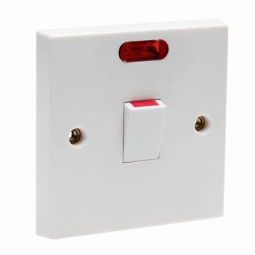 Picture of CED 20a Double Pole Switch Neon