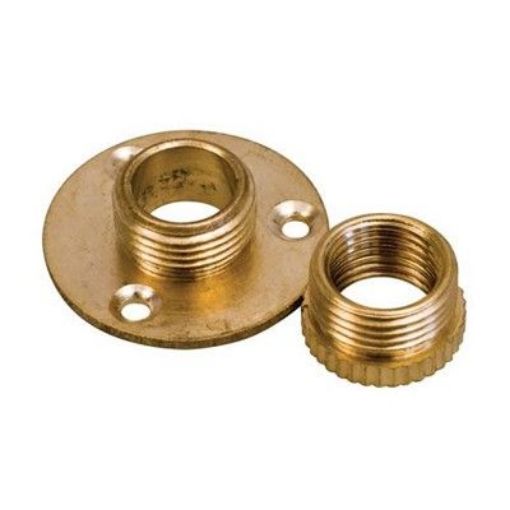 Picture of CED 1/2" Brass Flange/back Plate