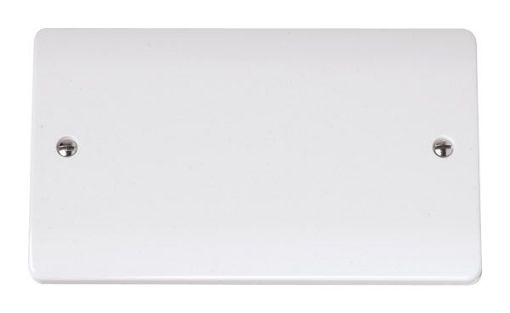 Picture of Click CCA061 Blanking Plate 2 Gang White