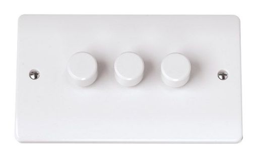 Picture of Click CCA143 Dimmer Switch 3x250W White