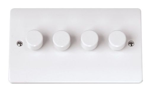 Picture of Click CCA144 Dimmer Switch 4x250W White