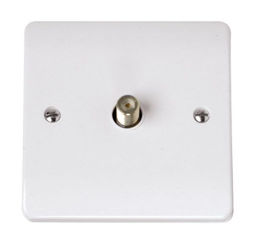 Picture of Click CCA156 Socket Sat Isolated White