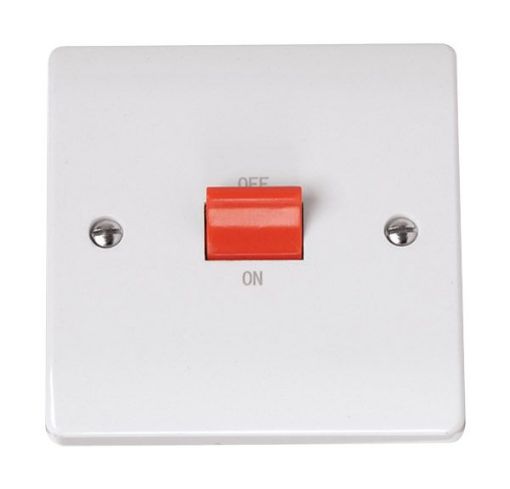 Picture of Click CCA200 Cooker Switch 1 Gang 45A White