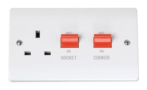 Picture of Click CCA204 CCU and 13A Socket 45A White