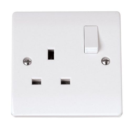 Picture of Click CCA605 Socket 1 Gang Switched 13A White