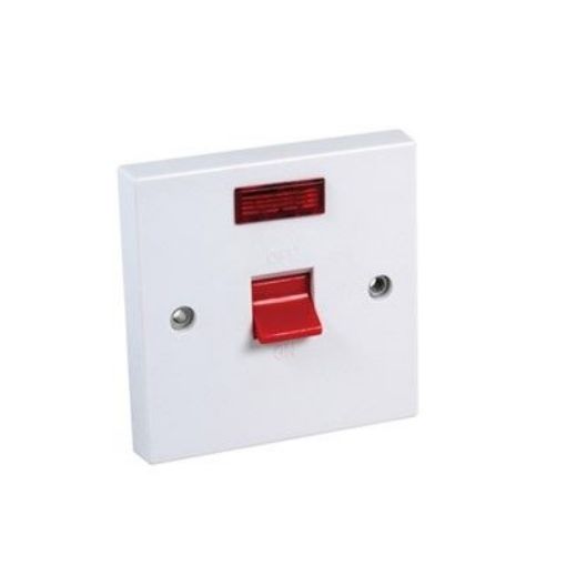 Picture of CED Cooker Switch 45amp with Neon Double Pole