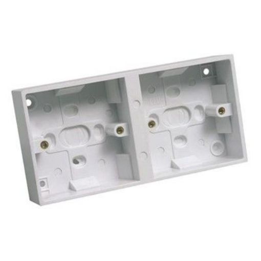 Picture of CED Pattress Box Dual 32mm Deep To Bs5733