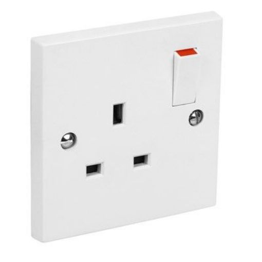 Picture of CED Switched Socket 1 Gang 13amp