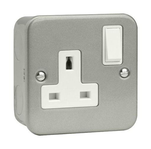 Picture of Click CL1035 Socket 1 Gang Double Pole Switched 13A
