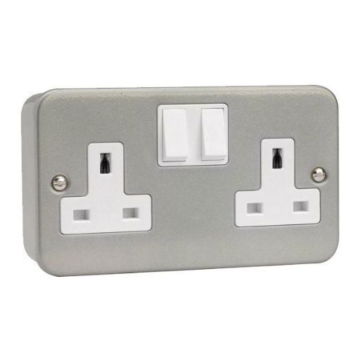 Picture of Click CL1036 Socket 1 Gang Double Pole Switched 13A