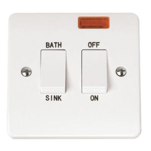 Picture of Click CMA024 Switch Double Pole Sink 20A White