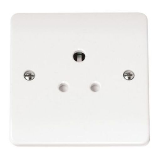 Picture of Click CMA038 Socket 1 Gang Unswitched 5A White