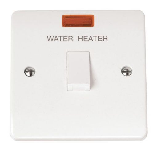Picture of Click CMA042 Switch Double Pole Water Heater 20A White