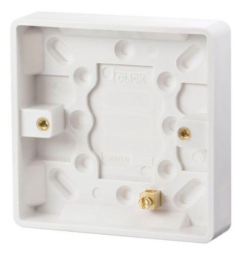 Picture of Click CMA080 Pattress 1 Gang 16mm White