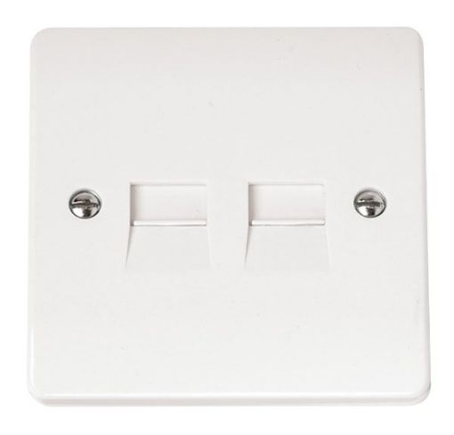 Picture of Click CMA127 Socket Telephone Second Twin White