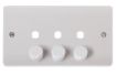 Picture of Click CMA147PL 3G Double Dimmer Plate and Knob