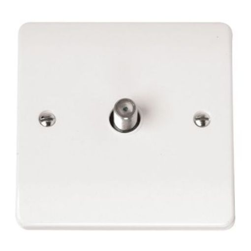 Picture of Click CMA156 Socket Sat Isolated White