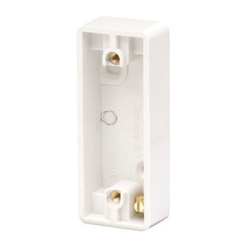 Picture of Click CMA175 Pattress 1 Gang Architrave White