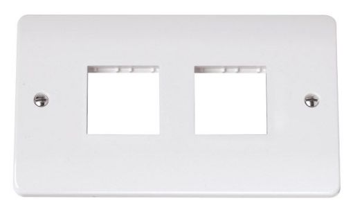 Picture of Click CMA404 Frontplate 2 Gang 2Aperture