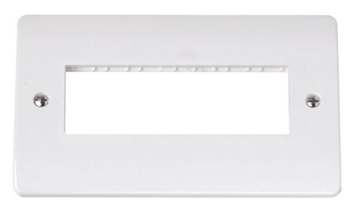 Picture of Click CMA426 Frontplate 2 Gang 6Aperture