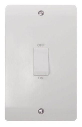 Picture of Click CMA502 Switch Double Pole 45A White