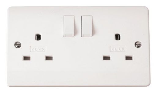 Picture of Click CMA936 Switched Socket 2 Gang 13A