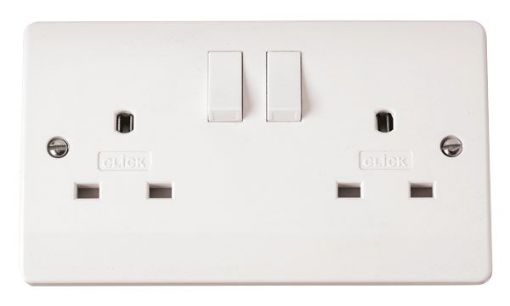Picture of Click CMA936 Switched Socket 2 Gang 13A