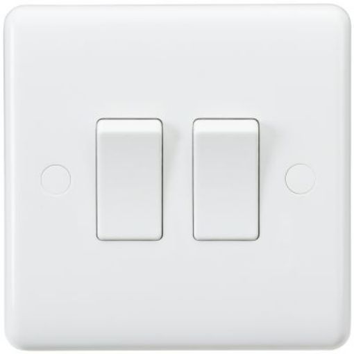 Picture of Knightsbridge CU3000 Plate Switch 2G 2Way 10A