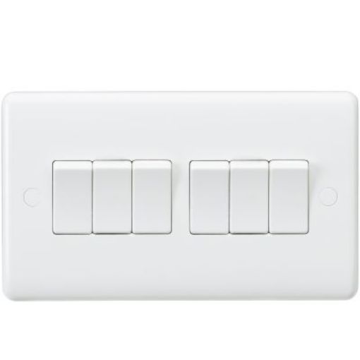 Picture of Knightsbridge CU4200 Plate Switch 6G 2Way 10A