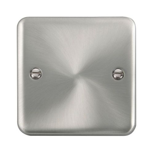 Picture of Click DPSC060 Blanking Plate 1 Gang Satin Chrome
