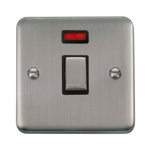 Picture of Click DPSS723BK Ingot Switch Neon Double Pole 20A