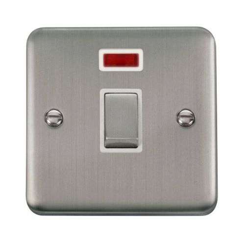 Picture of Click DPSS723WH Ingot Switch Neon Double Pole 20A