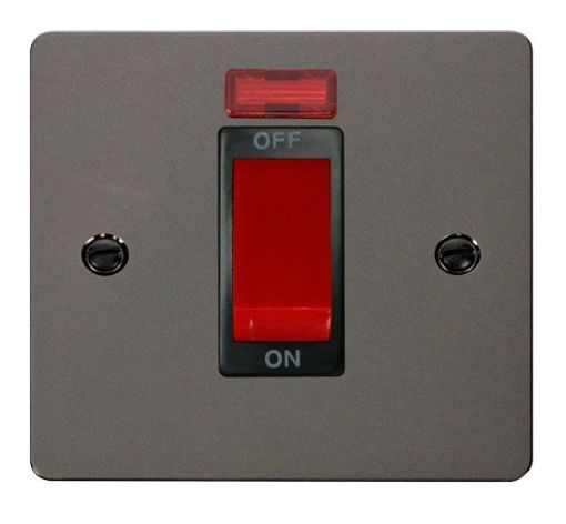 Picture of Click FPBN201BK Cooker Switch 1 Gang Neon 45A