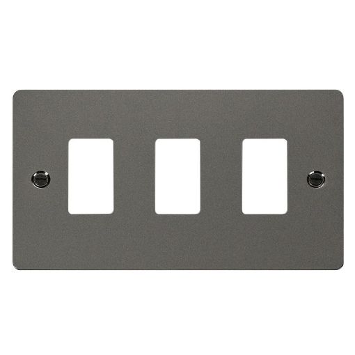 Picture of Click FPBN20403 Define Frontplate 3G Black Nickel