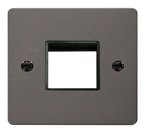 Picture of Click FPBN402BK Frontplate 1 Gang 2Aperture