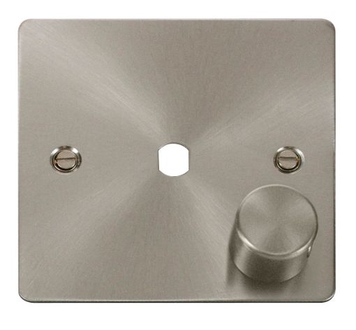 Picture of Click FPBS140PL 1 Gang Single Dimmer Plate and Knob