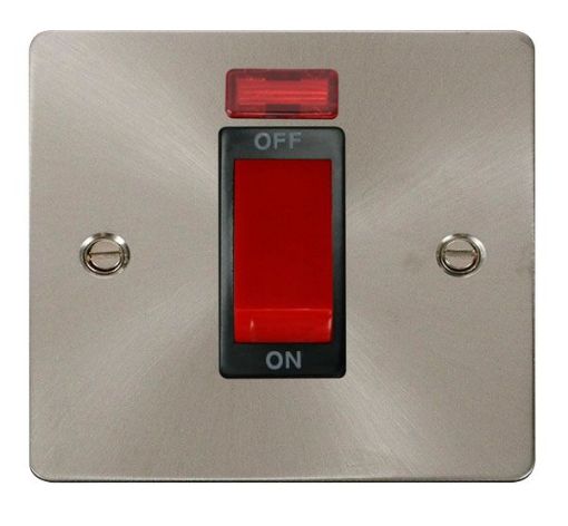 Picture of Click FPBS201BK Cooker Switch 1 Gang Neon 45A