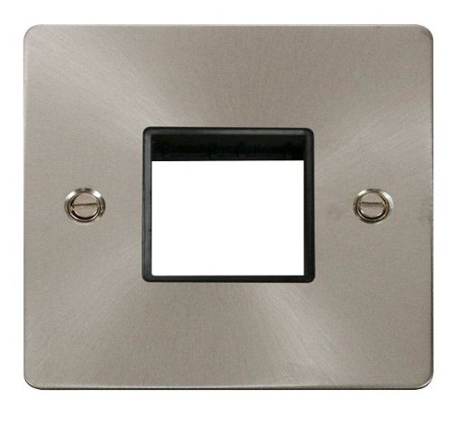 Picture of Click FPBS402BK Frontplate 1 Gang 2Aperture