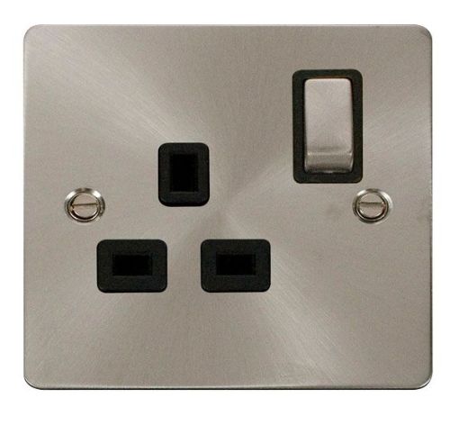 Picture of Click FPBS535BK Socket 1 Gang Double Pole Switched 13A
