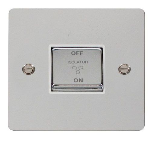 Picture of Click FPCH520WH Switch Fan Isolator 10A Polished Chrome