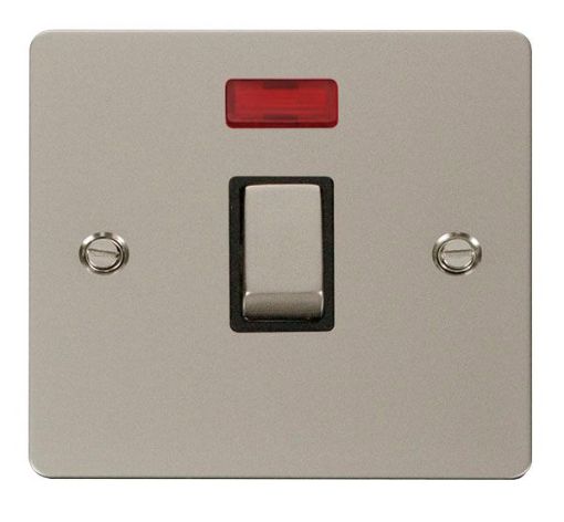 Picture of Click FPPN723BK Switch Double Pole Neon 20A PN