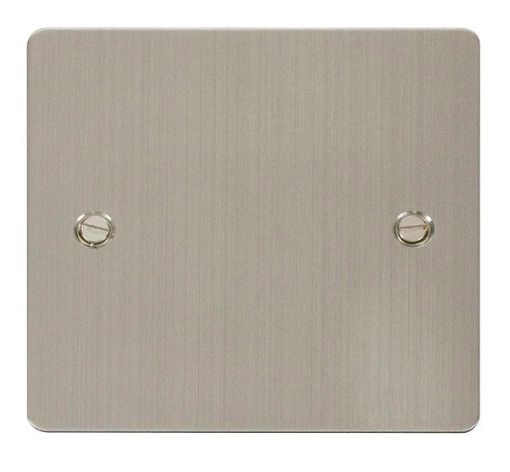 Picture of Click FPSS060 Blanking Plate 1 Gang Stainless Steel
