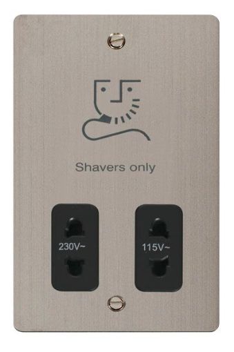 Picture of Click FPSS100BK Shaver Socket 115/230V